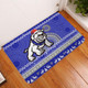 Canterbury-Bankstown Bulldogs Door Mat - Australia Ugly Xmas With Aboriginal Patterns For Die Hard Fans