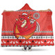 St. George Illawarra Dragons Hooded Blanket - Australia Ugly Xmas With Aboriginal Patterns For Die Hard Fans