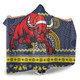 North Queensland Cowboys Hooded Blanket - Australia Ugly Xmas With Aboriginal Patterns For Die Hard Fans