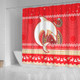 Redcliffe Dolphins Shower Curtain - Australia Ugly Xmas With Aboriginal Patterns For Die Hard Fans