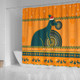 Wallabies Shower Curtain - Australia Ugly Xmas With Aboriginal Patterns For Die Hard Fans