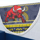 North Queensland Cowboys Beach Blanket - Australia Ugly Xmas With Aboriginal Patterns For Die Hard Fans