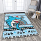 Cronulla-Sutherland Sharks Area Rug - Australia Ugly Xmas With Aboriginal Patterns For Die Hard Fans