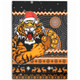 Wests Tigers Area Rug - Australia Ugly Xmas With Aboriginal Patterns For Die Hard Fans