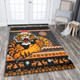 Wests Tigers Area Rug - Australia Ugly Xmas With Aboriginal Patterns For Die Hard Fans