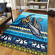 Gold Coast Titans Area Rug - Australia Ugly Xmas With Aboriginal Patterns For Die Hard Fans