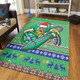 Canberra Raiders Area Rug - Australia Ugly Xmas With Aboriginal Patterns For Die Hard Fans