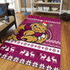 Queensland Area Rug - Australia Ugly Xmas With Aboriginal Patterns For Die Hard Fans