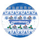 Canterbury-Bankstown Bulldogs Christmas Round Rug - Canterbury-Bankstown Bulldogs Special Ugly Christmas Round Rug