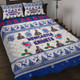 Newcastle Knights Christmas Quilt Bed Set - Newcastle Knights Special Ugly Christmas Quilt Bed Set