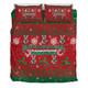 South Sydney Rabbitohs Bedding Set - South Sydney Rabbitohs Special Ugly Christmas Bedding Set