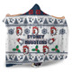 Sydney Roosters Christmas Hooded Blanket - Sydney Roosters Special Ugly Christmas Hooded Blanket