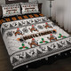 Wests Tigers Christmas Quilt Bed Set - Wests Tigers Special Ugly Christmas Quilt Bed Set