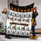 Wests Tigers Christmas Blanket - Wests Tigers Special Ugly Christmas Blanket