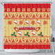 Redcliffe Dolphins Christmas Shower Curtain - Redcliffe Dolphins Dolphins Special Ugly Christmas Shower Curtain