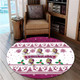 Queensland Christmas Round Rug - Queensland Special Ugly Christmas Round Rug