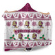 Queensland Christmas Hooded Blanket - Queensland Special Ugly Christmas Hooded Blanket