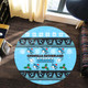 Cronulla-Sutherland Sharks Christmas Round Rug - Cronulla-Sutherland Sharks Special Ugly Christmas Round Rug