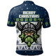 Canberra Raiders Christmas Custom Polo Shirt - Special Ugly Christmas Polo Shirt