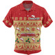 Redcliffe Dolphins Christmas Custom Hawaiian Shirt - Special Ugly Christmas Hawaiian Shirt