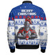 Newcastle Knights Christmas Custom Bomber Jacket - Special Ugly Christmas Bomber Jacket