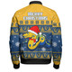 Parramatta Eels Christmas Custom Bomber Jacket - Special Ugly Christmas Bomber Jacket