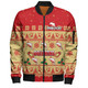 Redcliffe Dolphins Christmas Custom Bomber Jacket - Special Ugly Christmas Bomber Jacket