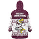 Manly Warringah Sea Eagles Christmas Custom Snug Hoodie - Special Ugly Christmas Snug Hoodie