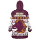 Brisbane Broncos Christmas Custom Snug Hoodie - Special Ugly Christmas Snug Hoodie