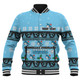 Cronulla-Sutherland Sharks Christmas Custom Baseball Jacket - Special Ugly Christmas Baseball Jacket