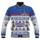 Newcastle Knights Christmas Custom Baseball Jacket - Special Ugly Christmas Baseball Jacket