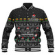 Penrith Panthers Christmas Custom Baseball Jacket - Special Ugly Christmas Baseball Jacket