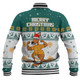 Australia Wallabies Christmas Custom Baseball Jacket - Special Ugly Christmas Baseball Jacket