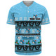 Cronulla-Sutherland Sharks Christmas Custom Baseball Shirt - Special Ugly Christmas Baseball Shirt