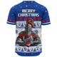 Newcastle Knights Christmas Custom Baseball Shirt - Special Ugly Christmas Baseball Shirt