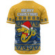 Parramatta Eels Christmas Custom Baseball Shirt - Special Ugly Christmas Baseball Shirt