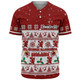 St. George Illawarra Dragons Christmas Custom Baseball Shirt - Special Ugly Christmas Baseball Shirt