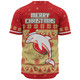 Redcliffe Dolphins Christmas Custom Baseball Shirt - Special Ugly Christmas Baseball Shirt