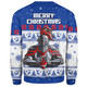 Newcastle Knights Christmas Custom Sweatshirt - Special Ugly Christmas Sweatshirt