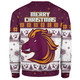 Brisbane Broncos Christmas Custom Sweatshirt - Special Ugly Christmas Sweatshirt