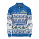 Canterbury-Bankstown Bulldogs Christmas Custom Long Sleeve Polo Shirt - Special Ugly Christmas Long Sleeve Polo Shirt