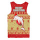 Redcliffe Dolphins Christmas Custom Men Singlet - Special Ugly Christmas Men Singlet