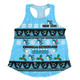 Cronulla-Sutherland Sharks Christmas Custom Women Racerback Singlet - Special Ugly Christmas Women Racerback Singlet