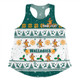 Australia Wallabies Christmas Custom Women Racerback Singlet - Special Ugly Christmas Women Racerback Singlet