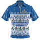 Canterbury-Bankstown Bulldogs Christmas Custom Zip Polo Shirt - Special Ugly Christmas Zip Polo Shirt