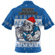 Canterbury-Bankstown Bulldogs Christmas Custom Zip Polo Shirt - Special Ugly Christmas Zip Polo Shirt