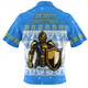 Gold Coast Titans Christmas Custom Zip Polo Shirt - Special Ugly Christmas Zip Polo Shirt