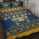 Parramatta Eels Christmas Quilt Bed Set - Special Ugly Christmas Quilt Bed Set