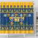 Parramatta Eels Christmas Shower Curtain - Special Ugly Christmas Shower Curtain