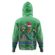 Canberra Raiders Christmas Custom Hoodie - Ugly Xmas And Aboriginal Patterns For Die Hard Fan Hoodie